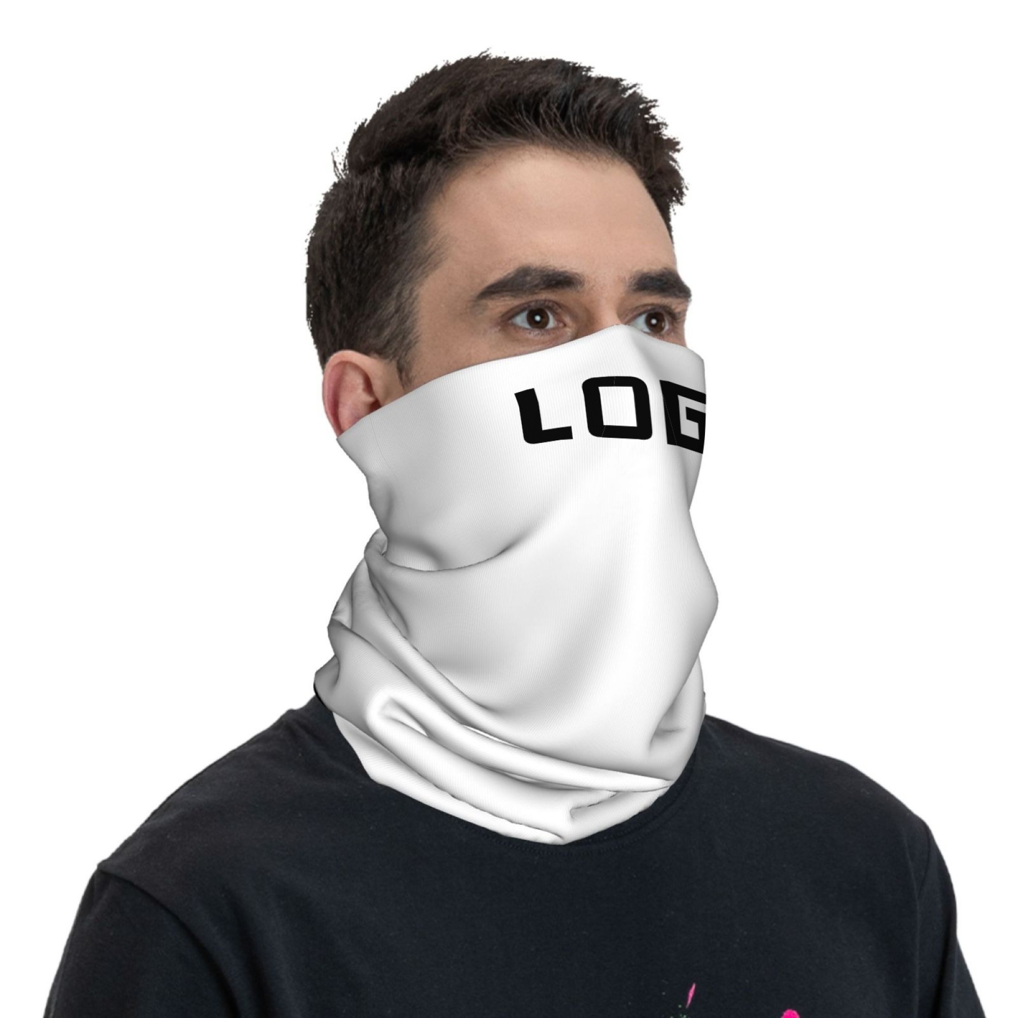 Custom Photo Logo Seamless Nec - Neck Gaiter Face Cover 评论和价格