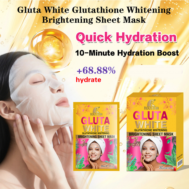 Gluta White Facial Mask Facial - Face Mask Storage Box 评论和价格