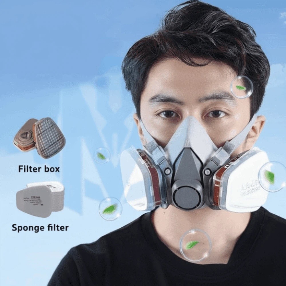 Reusable ‌Half-face Profession - Respirator Half Face 评论和价格