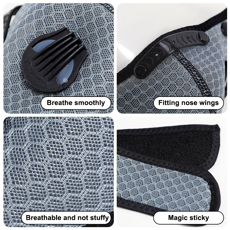New Cycling Face Mask With Fil - Anti Pollution Mask 评论和价格