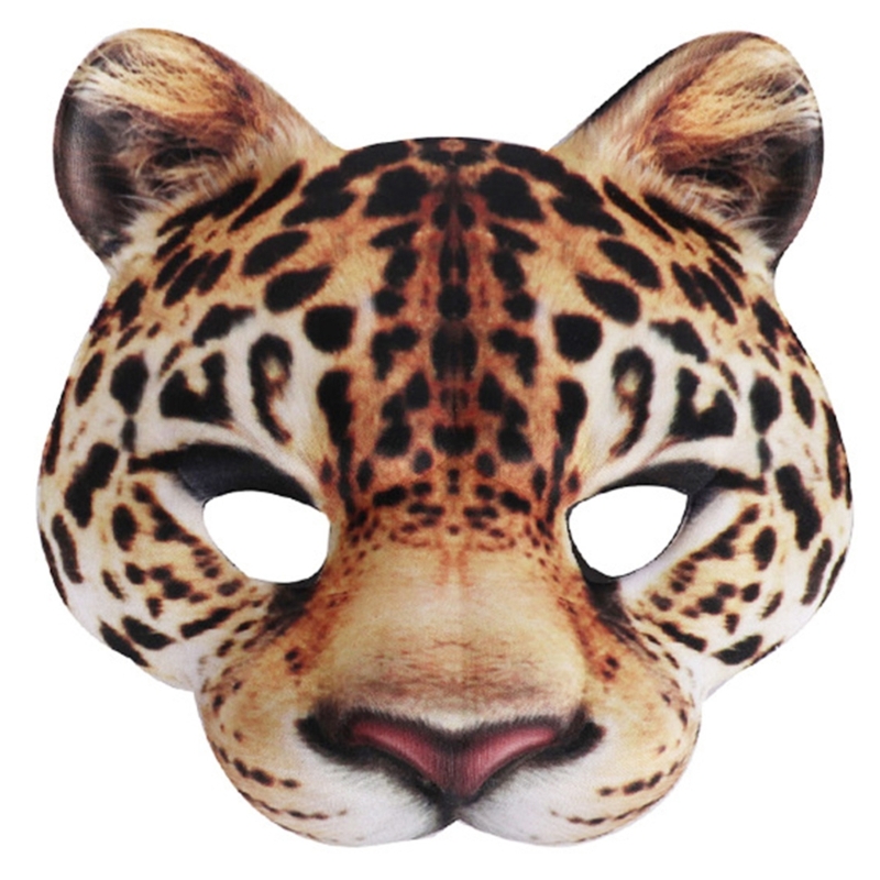 Leopard Mask Party Mask Dress  - Respirator Half Face 评论和价格