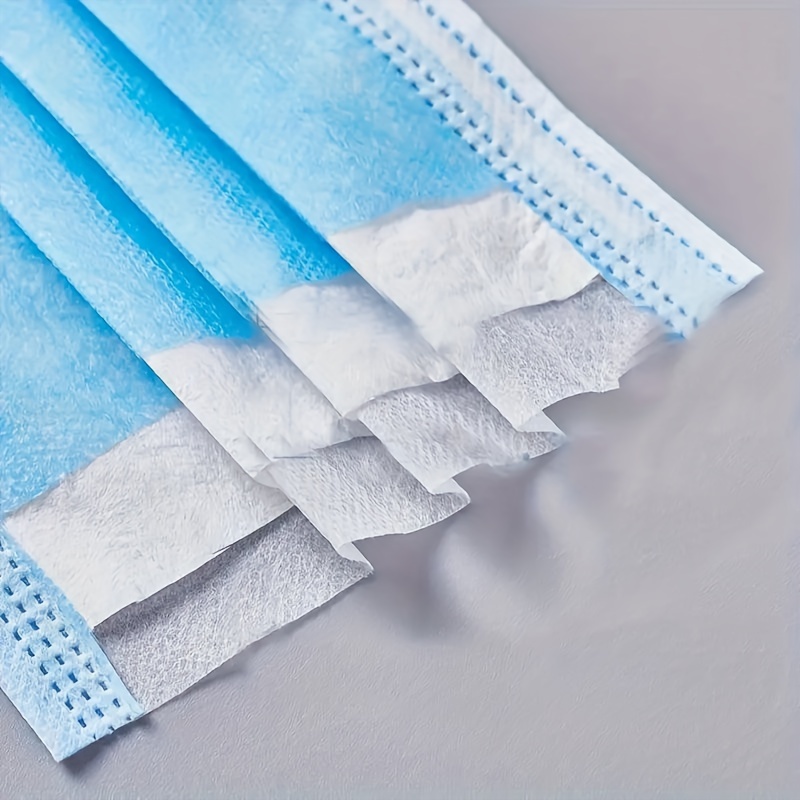 200Pcs Thickened Blue Disposab - Disposable Mask Blue 评论和价格