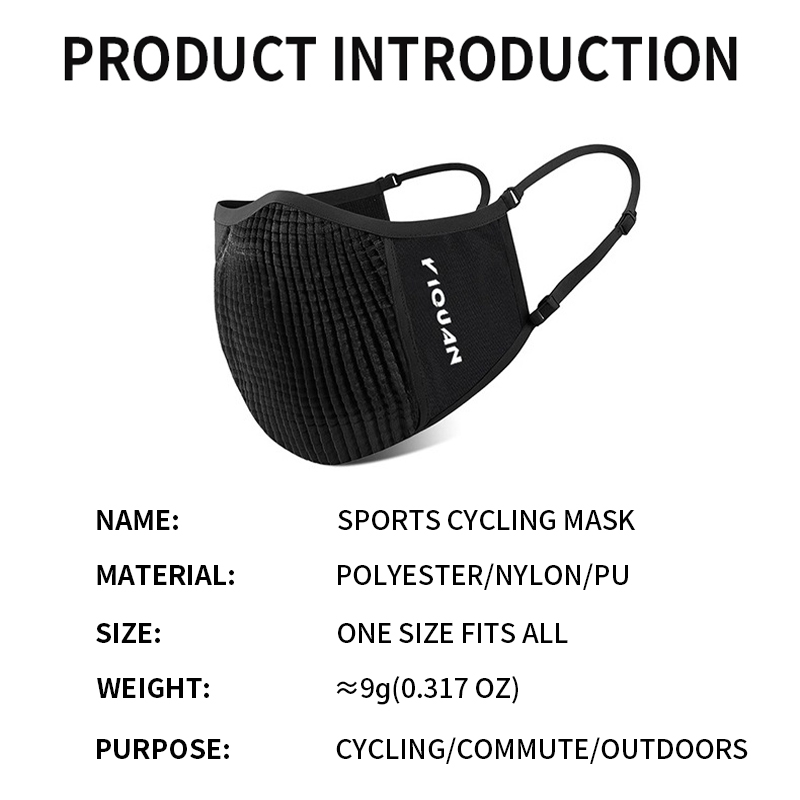 YIQUAN Sports Cycling Mask - D - Anti Pollution Mask 评论和价格