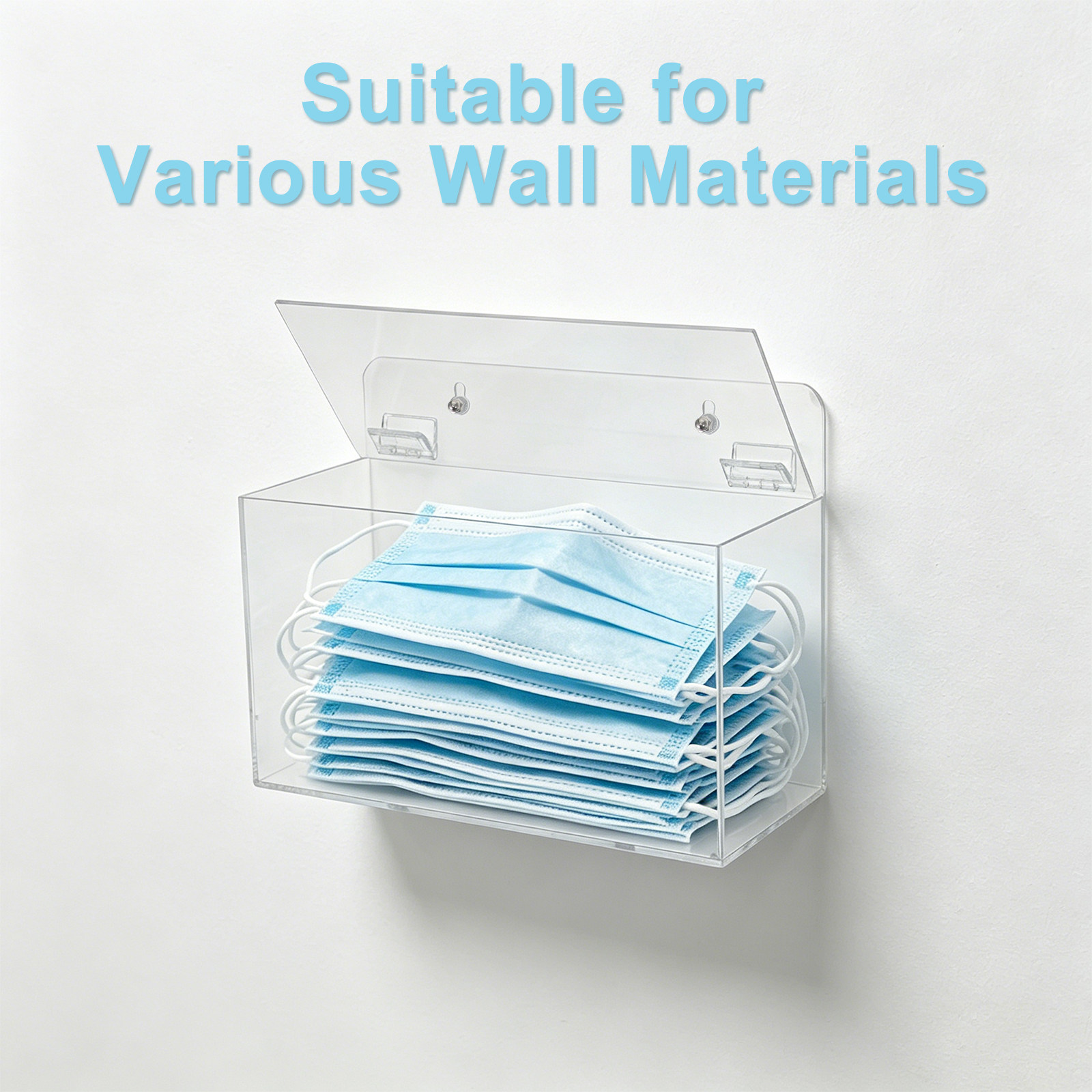 Face Mask Dispenser Box Clear  - Face Mask Storage Box 评论和价格
