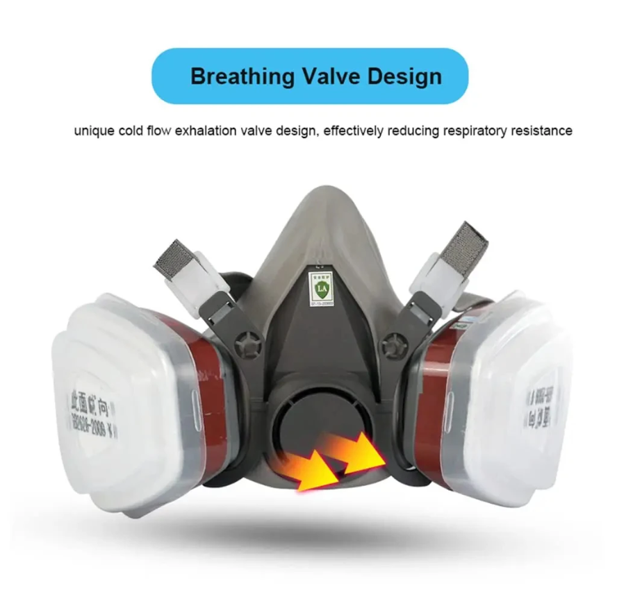 Respirator Dust 6200 Gas Mask  - Face Mask Storage Box 评论和价格