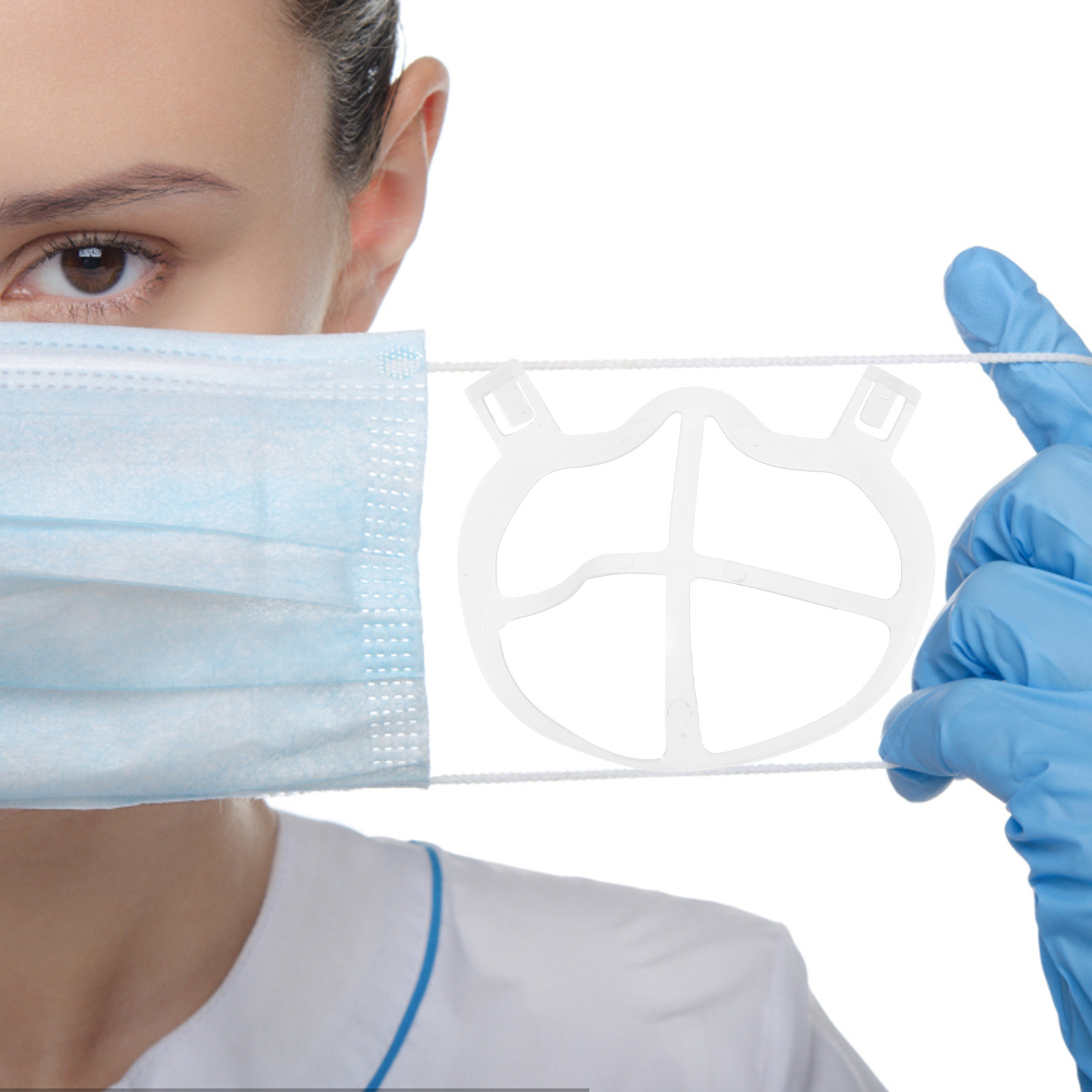 10Pcs Silicone Mask Holder Inn - Silicone Mask Bracket 评论和价格