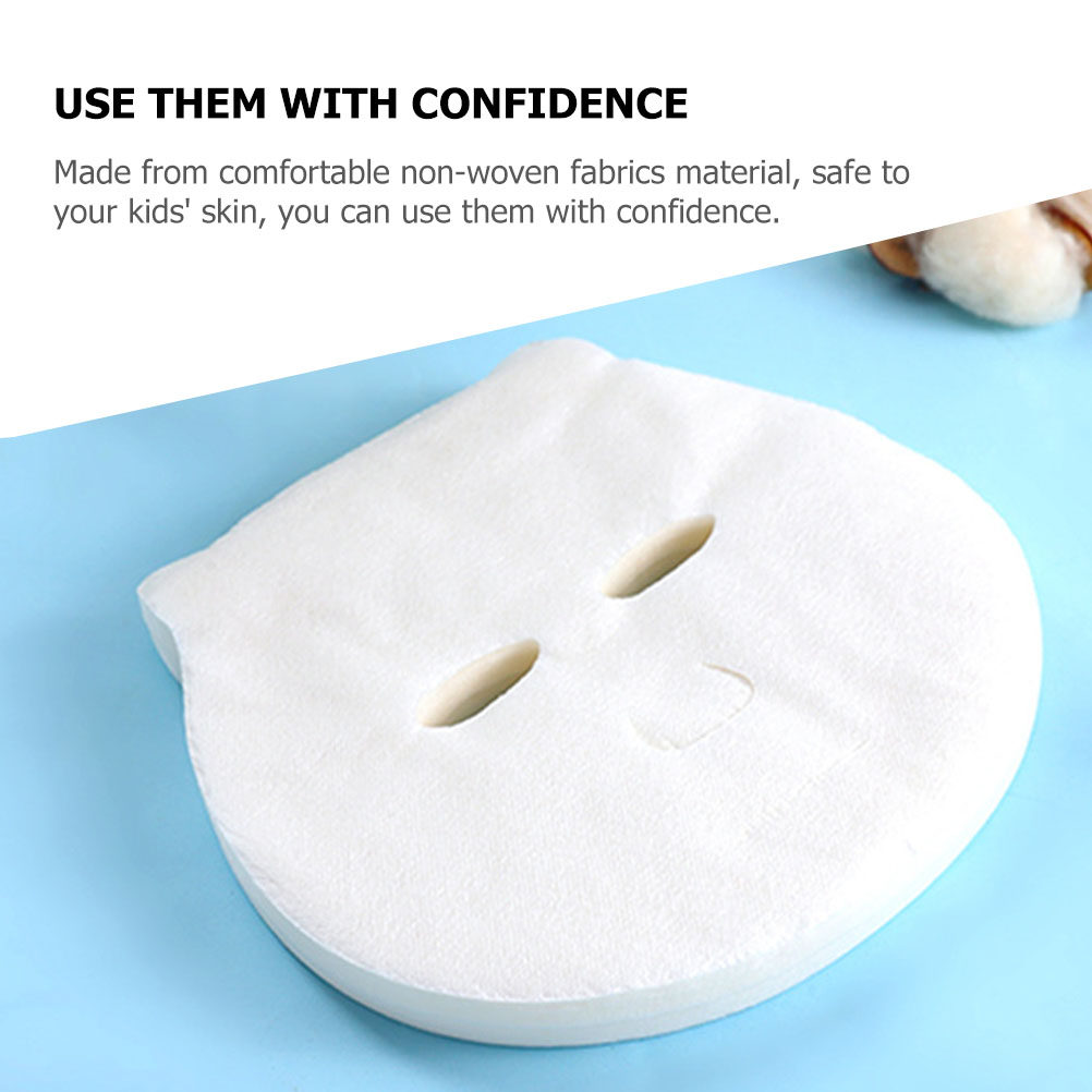 100Pcs Kids Face Mask Sheets H - Kids Face Mask 评论和价格